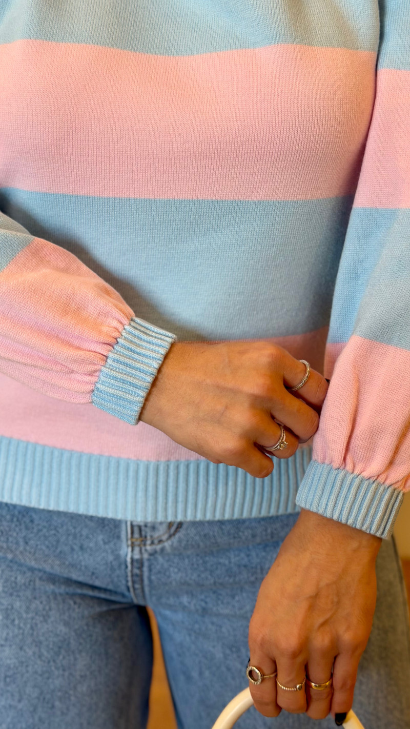Blusa Tricot Manga Longa Flávia Cores