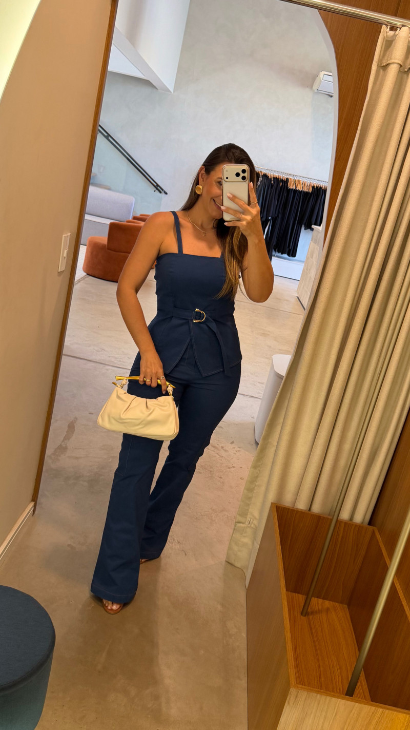 Conjunto Blusa e Calça Cargo Marcia