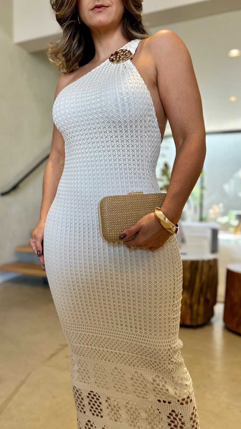 Vestido Longo Nula Manga Helena