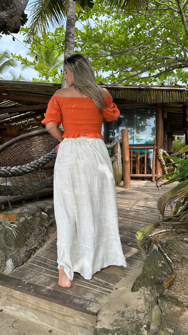 Cropped Ciganinha Lastéx Lupta
