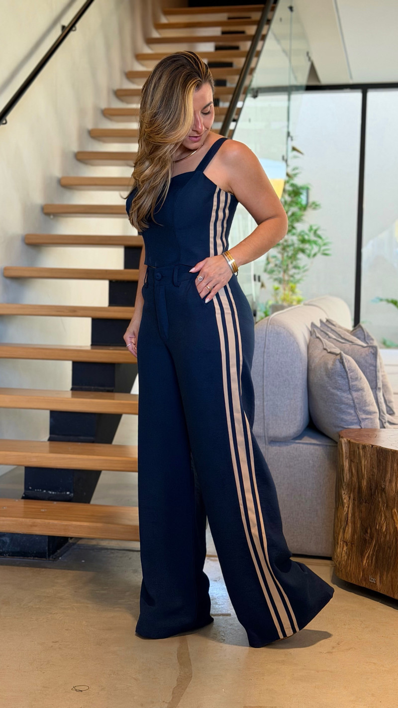 Conjunto Cropped E Calça Fernanda 