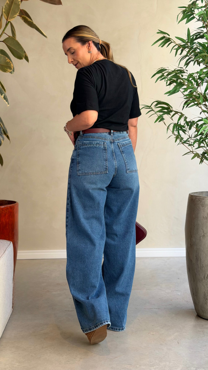 Calça Wide Ampla Marta 