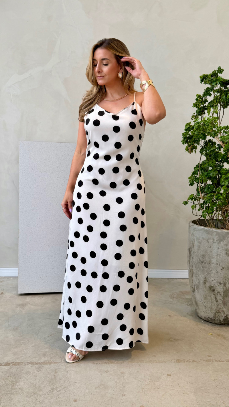 Vestido Poá Ana 