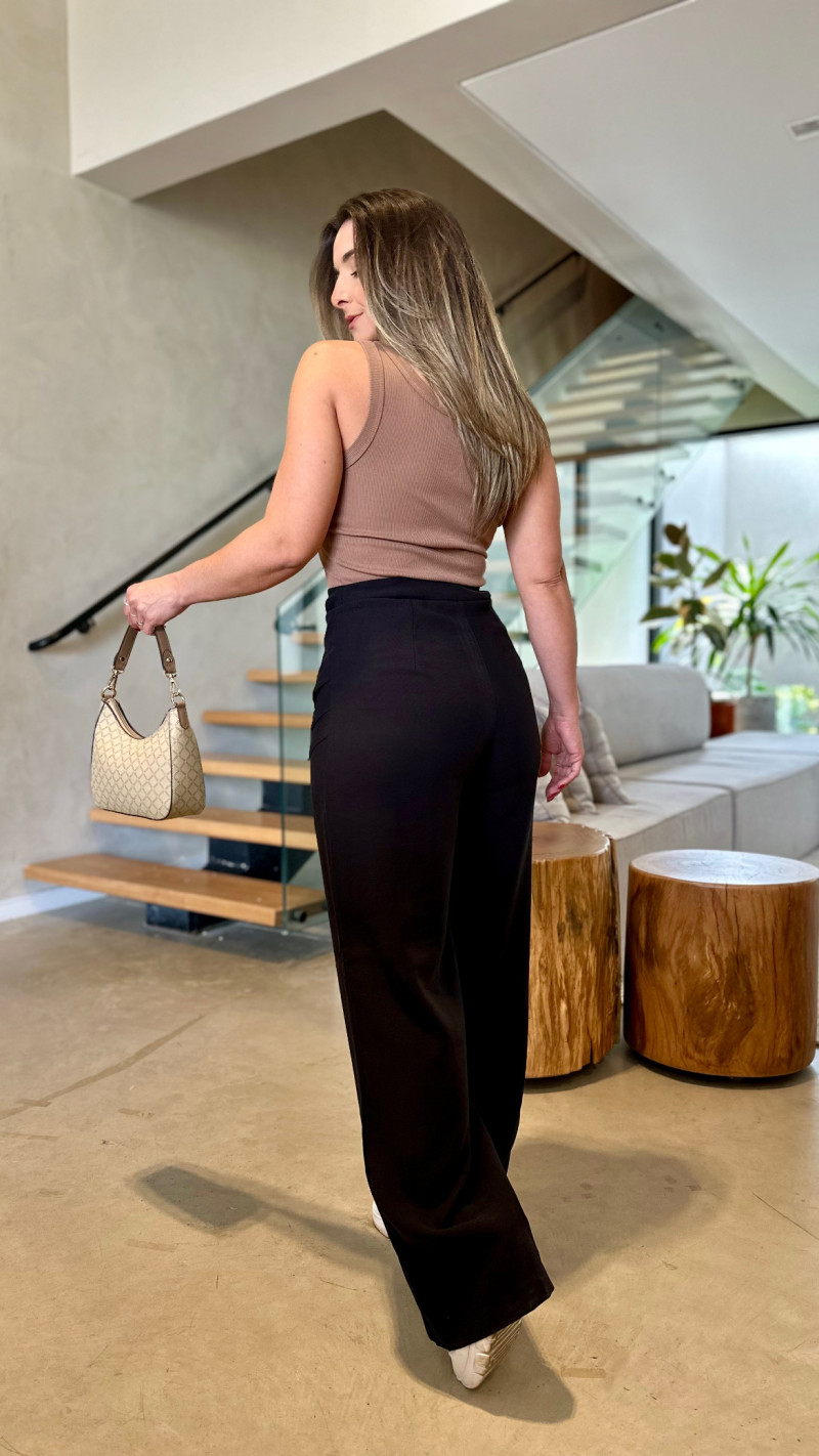Calça Reta Alfaiataria Tamy
