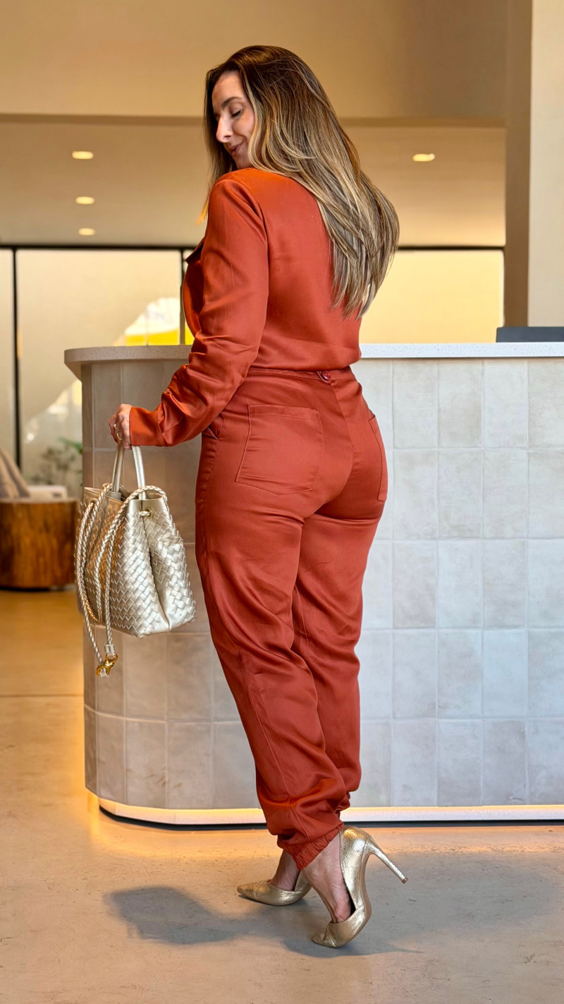 Conjunto Jaqueta E Calça Heloisa