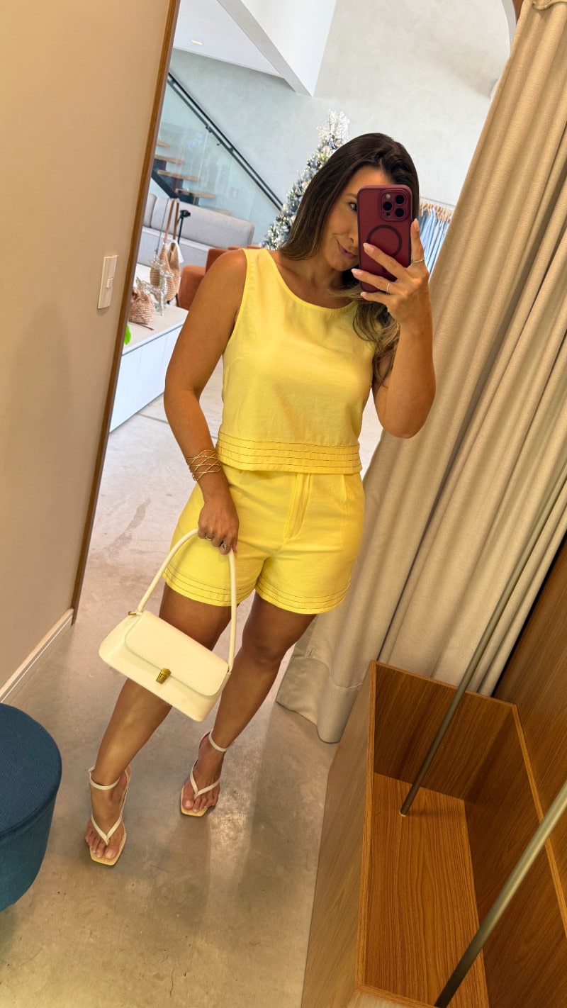 Conjunto Blusa E Short Julia