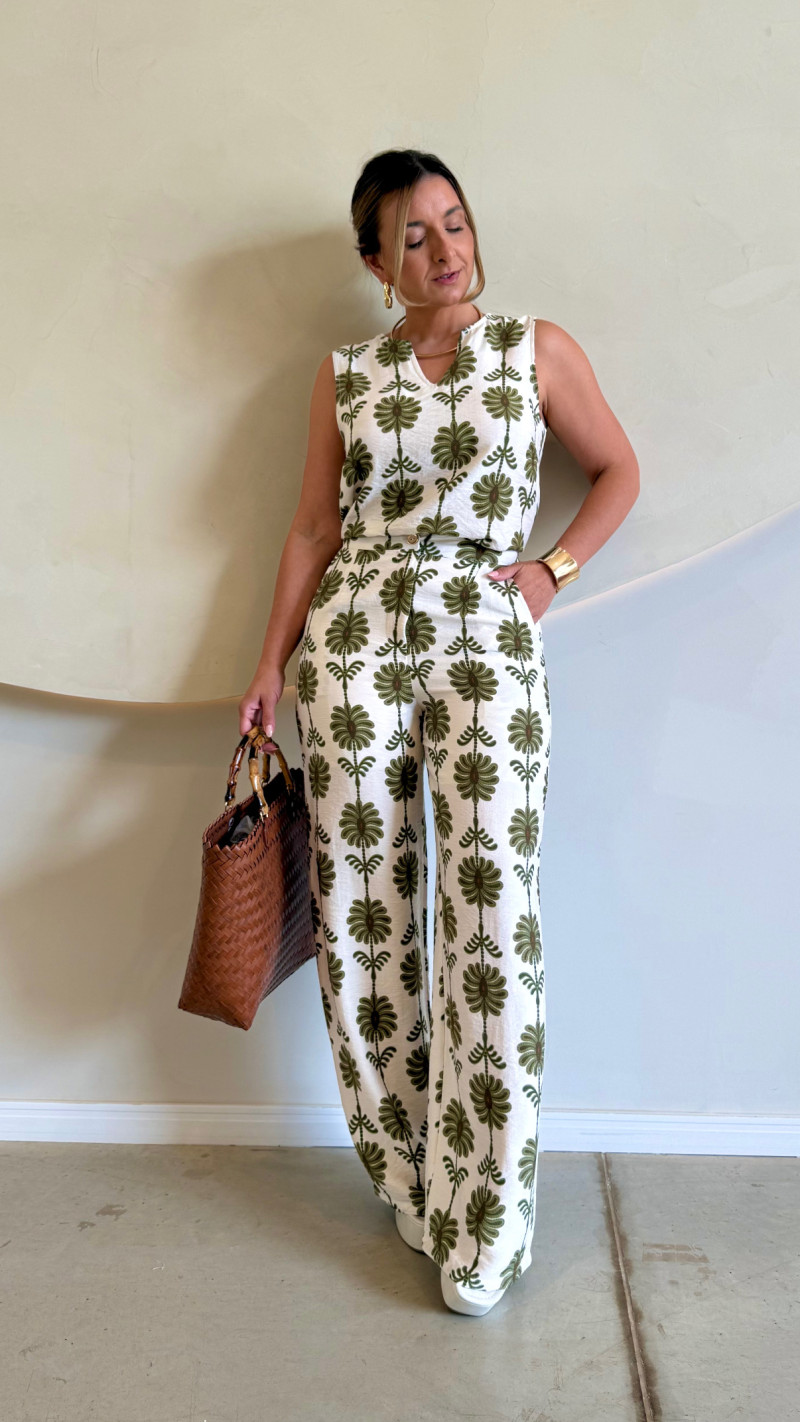 Conjunto Blusa e Calça Roberta