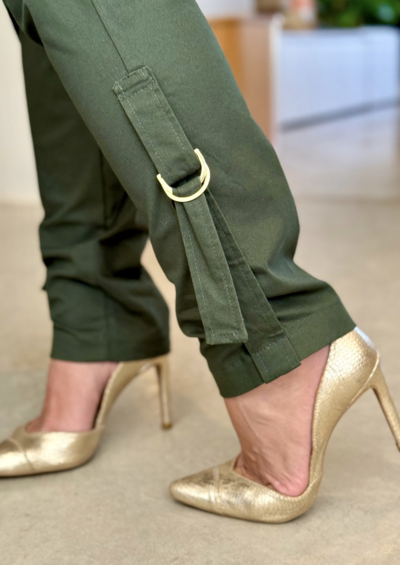 Conjunto Cropped E Calça Sarja Juliana