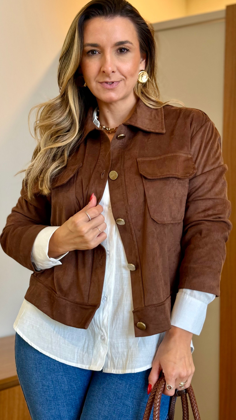 Jaqueta Suede Roberta