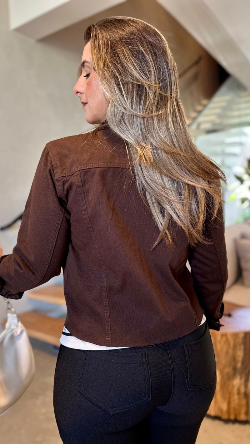 Jaqueta Jeans Brown