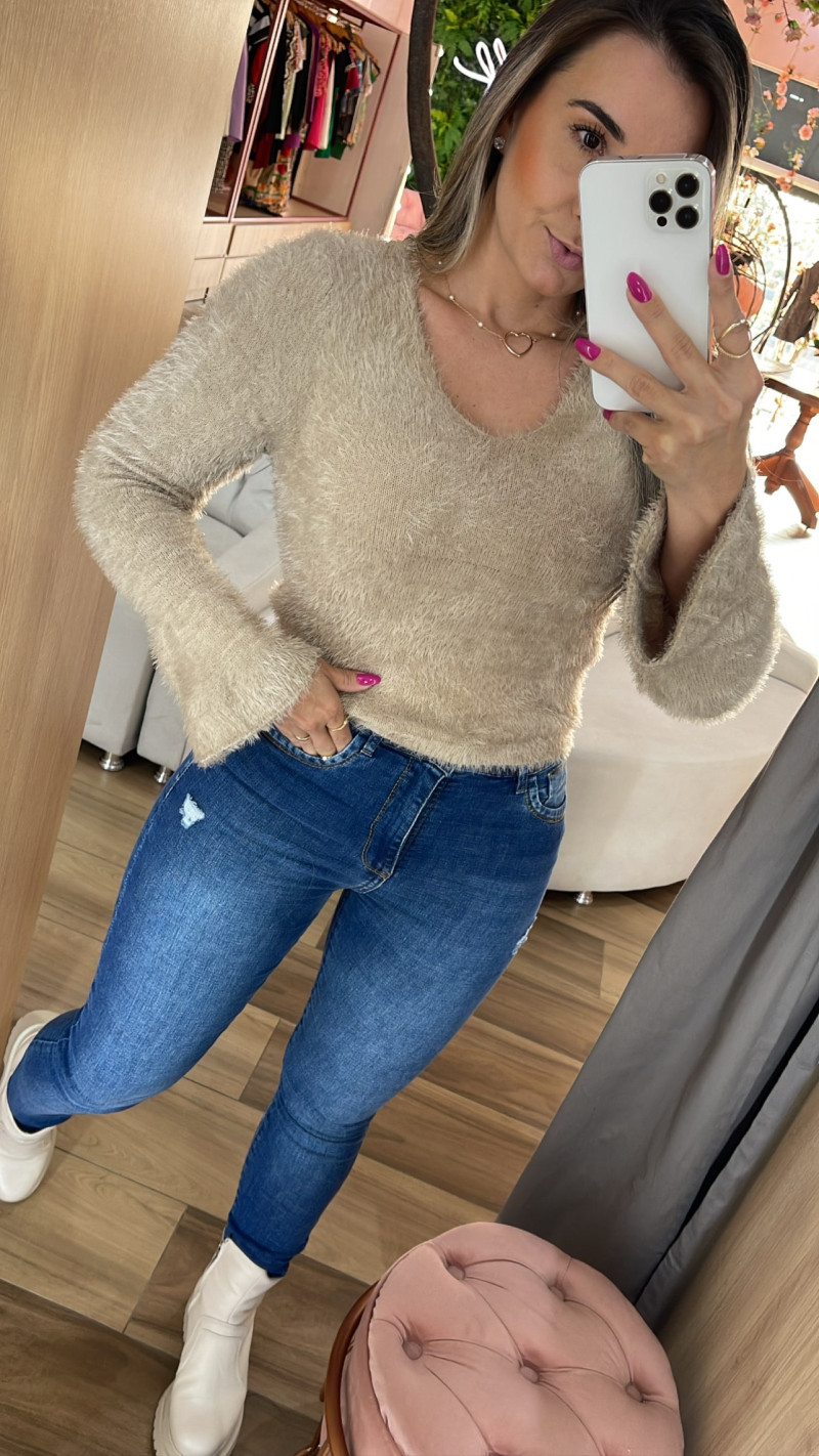 Cropped Pelinhos