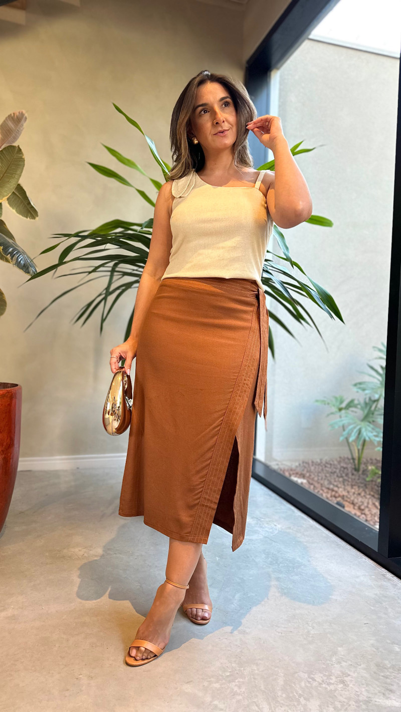 Blusa Nula Manga Nicole