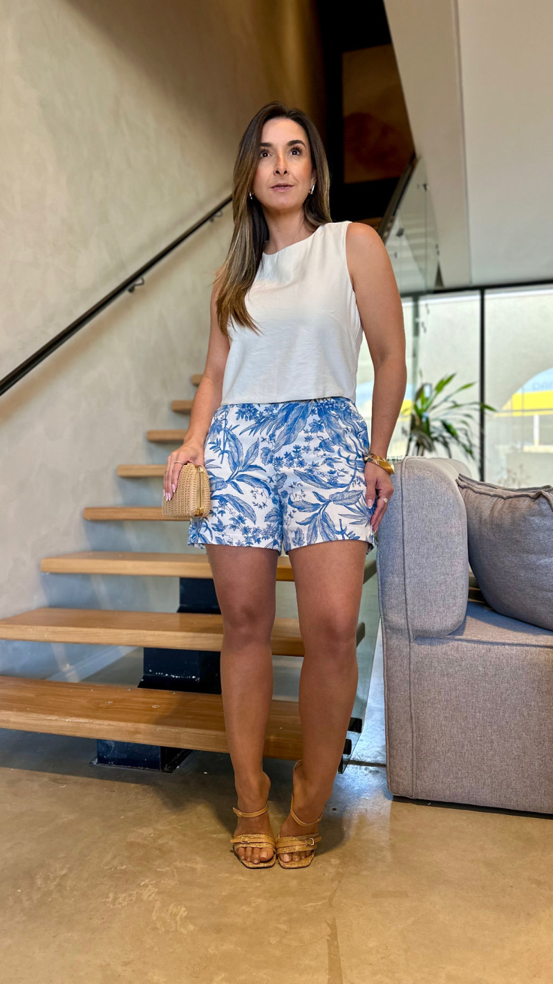 Conjunto Cropped E Short Marcela