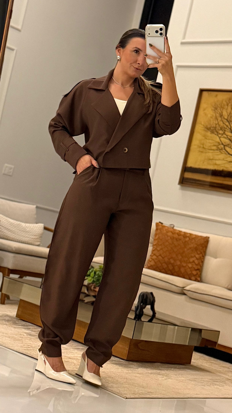 Conjunto Casaco E Calça Baloon Nick