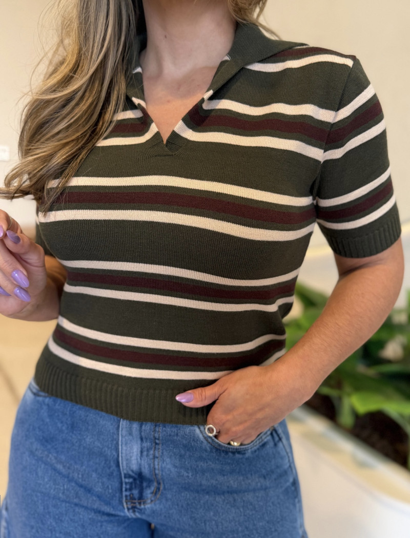Polo Tricot Modal Marina 