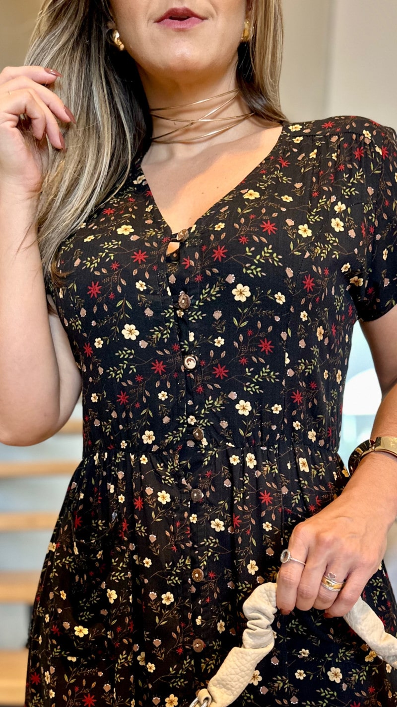 Vestido Midi Floral Bel