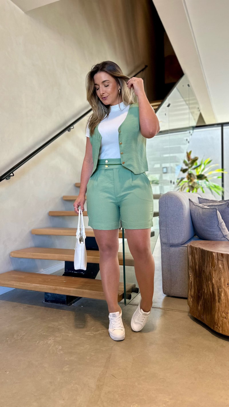 Conjunto Colete E Short Karen