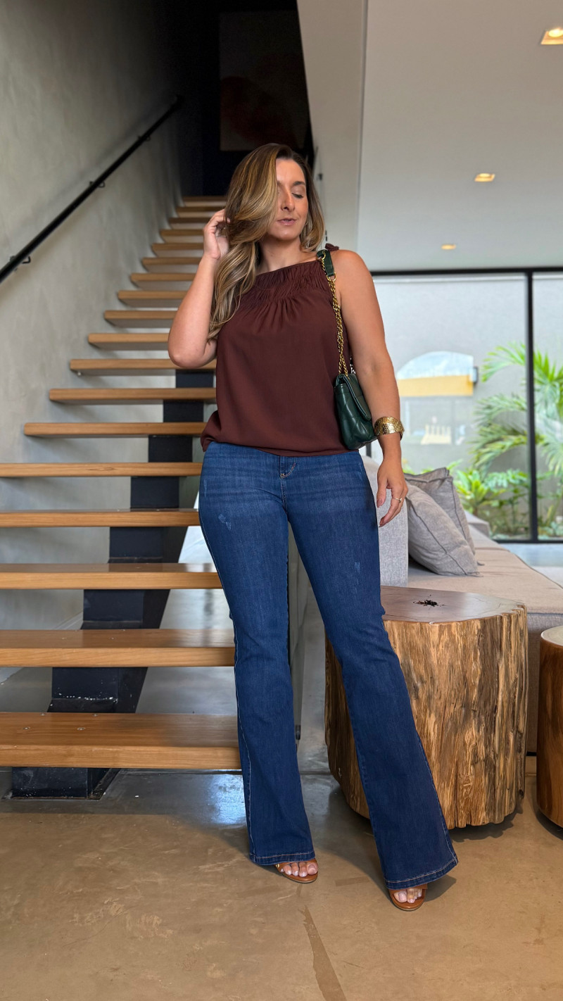 Calça Jeans Flare Elena