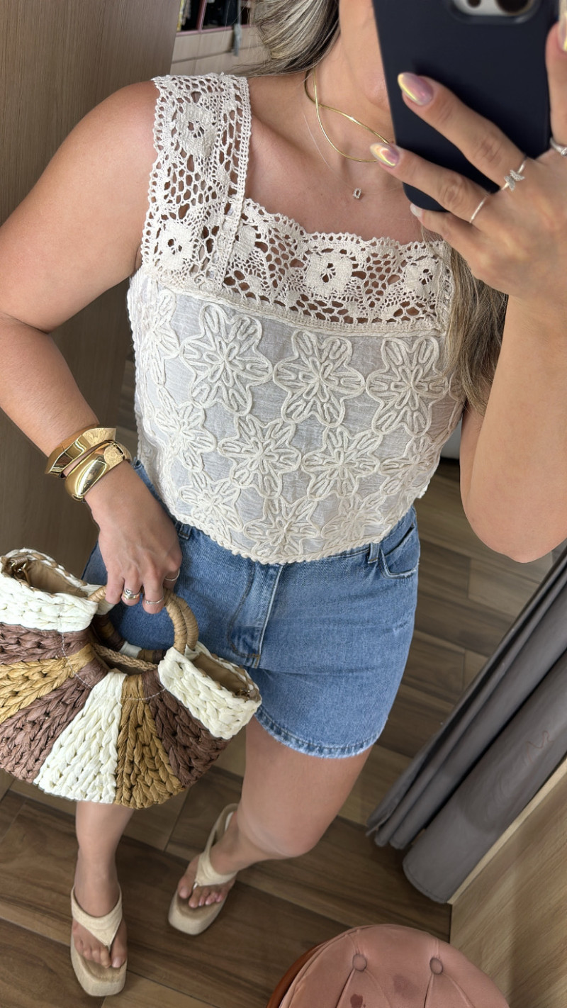 Blusa Crochê Jasmin