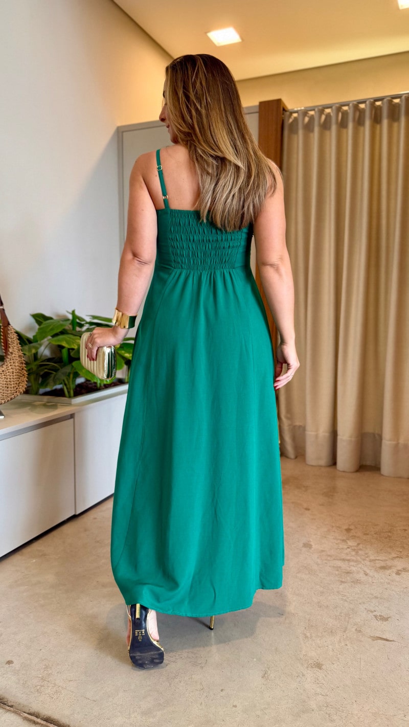 Vestido Midi Detalhe Alcinha Rebeca