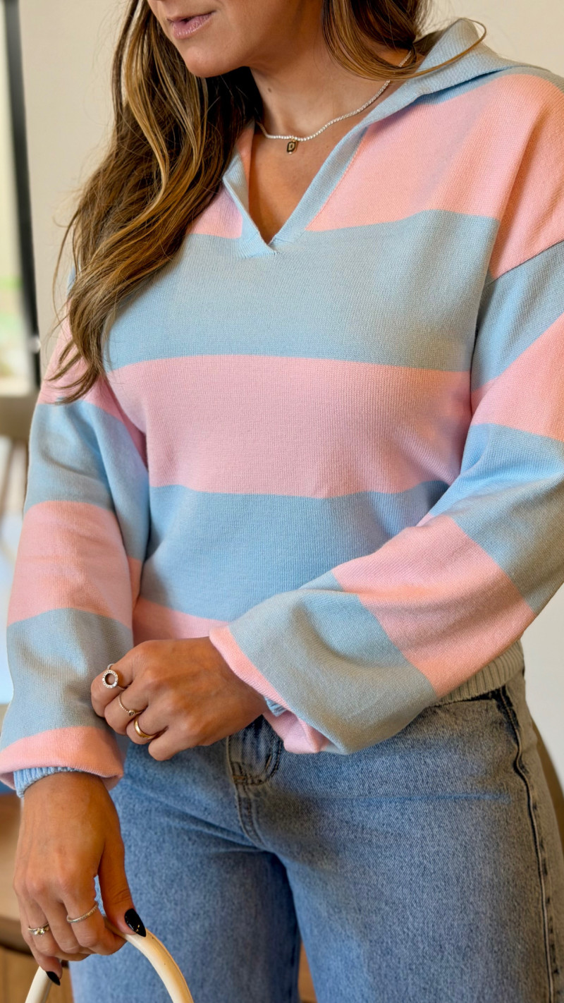 Blusa Tricot Manga Longa Flávia Cores