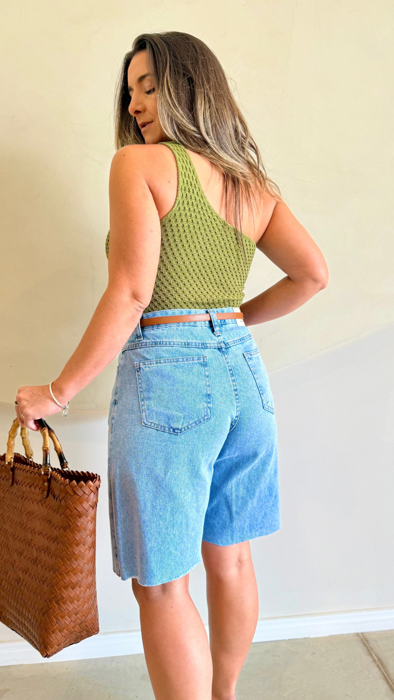 Cropped Tricot Modal Nula Manga Flay