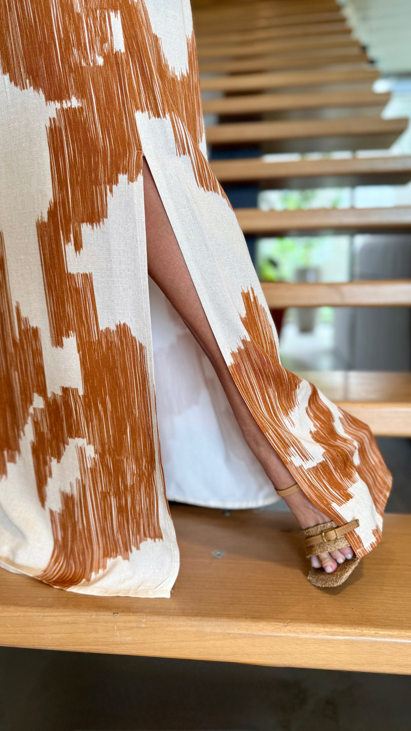 Vestido Longo Frente Única Kamy