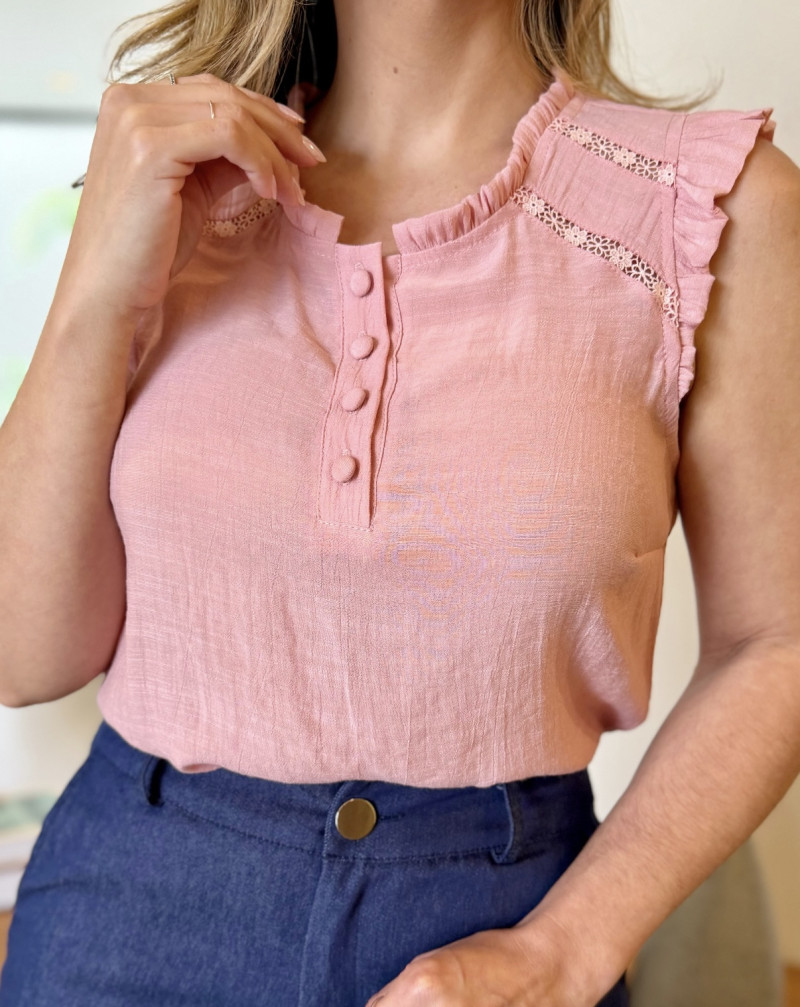 Blusa Detalhe Botões Laila