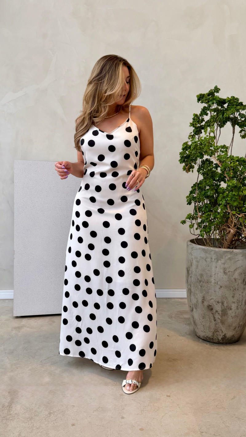 Vestido Poá Ana 