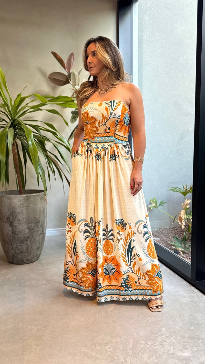 Vestido Midi Tomara Que Caia Tati