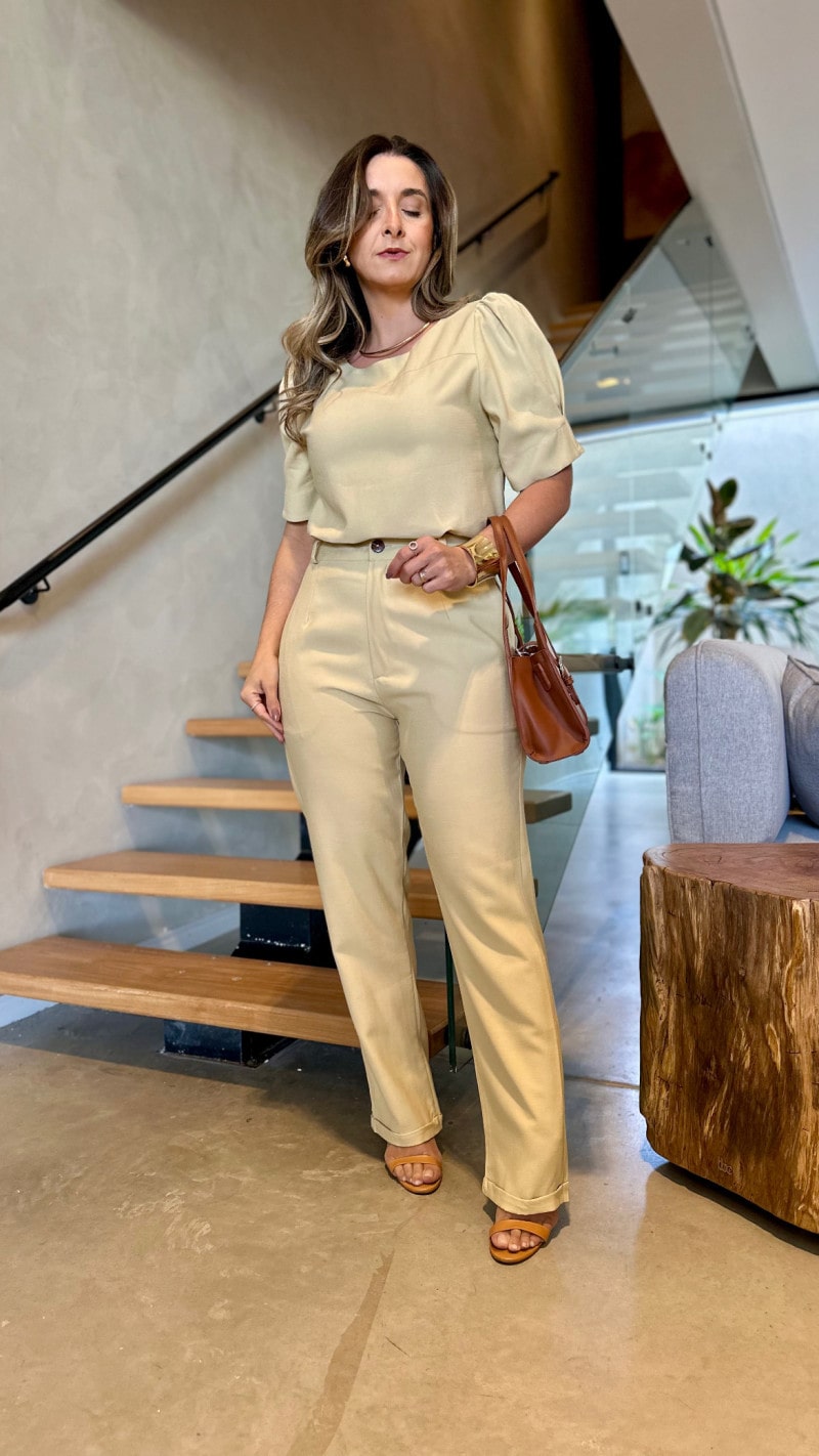 Conjunto Blusa E Calça Emily