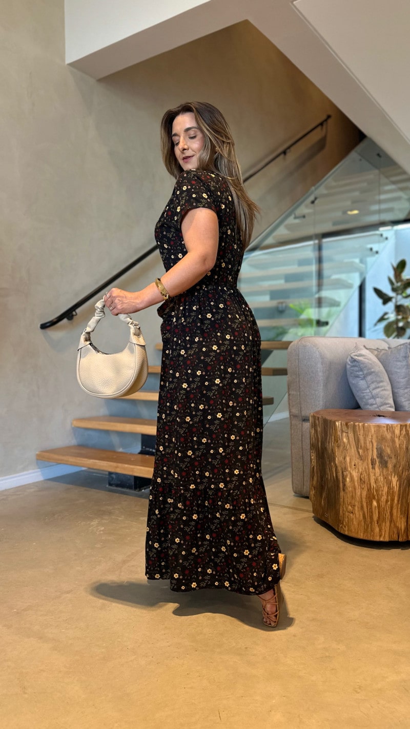 Vestido Midi Floral Bel