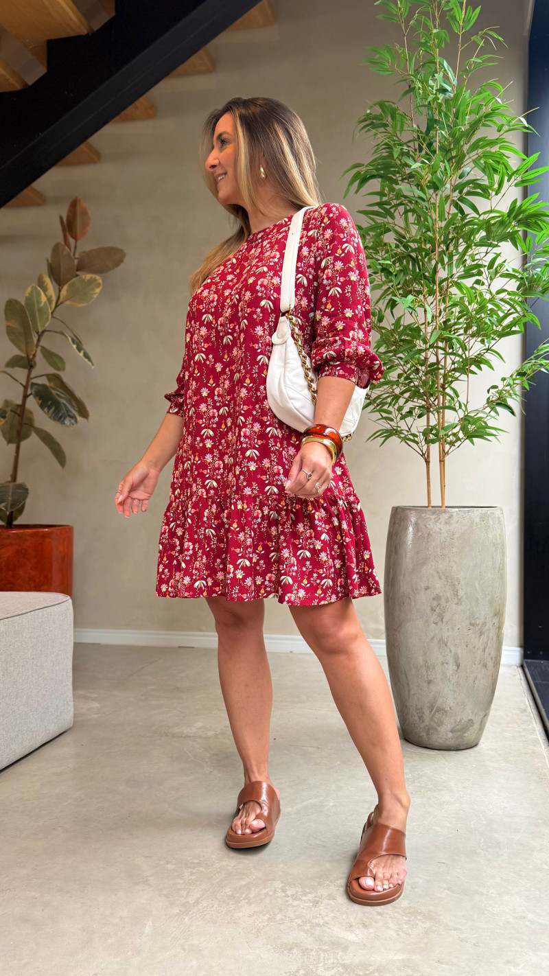 Vestido Manga 3/4 Marília