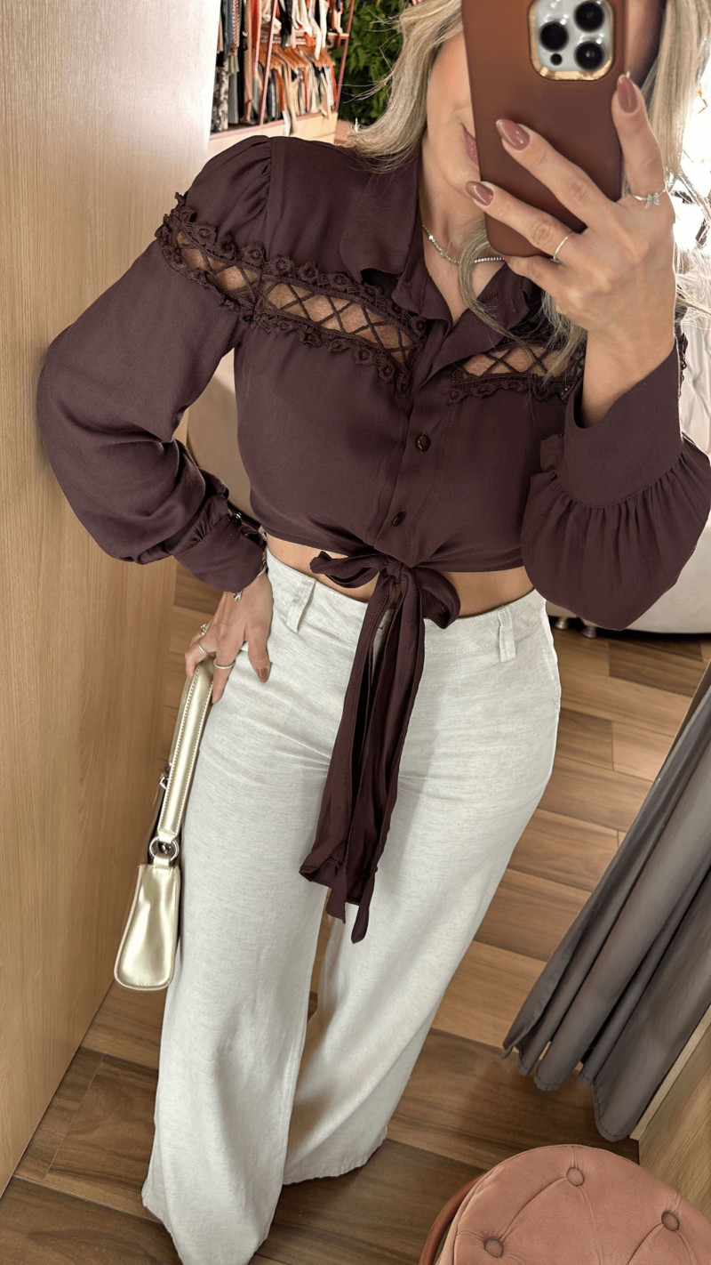 Cropped Camisa Thaís