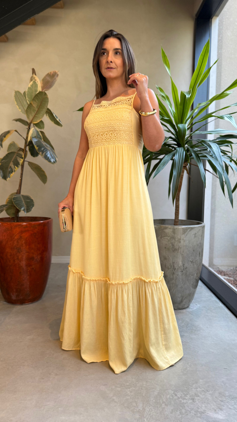 Vestido Longo Alcinha Luana