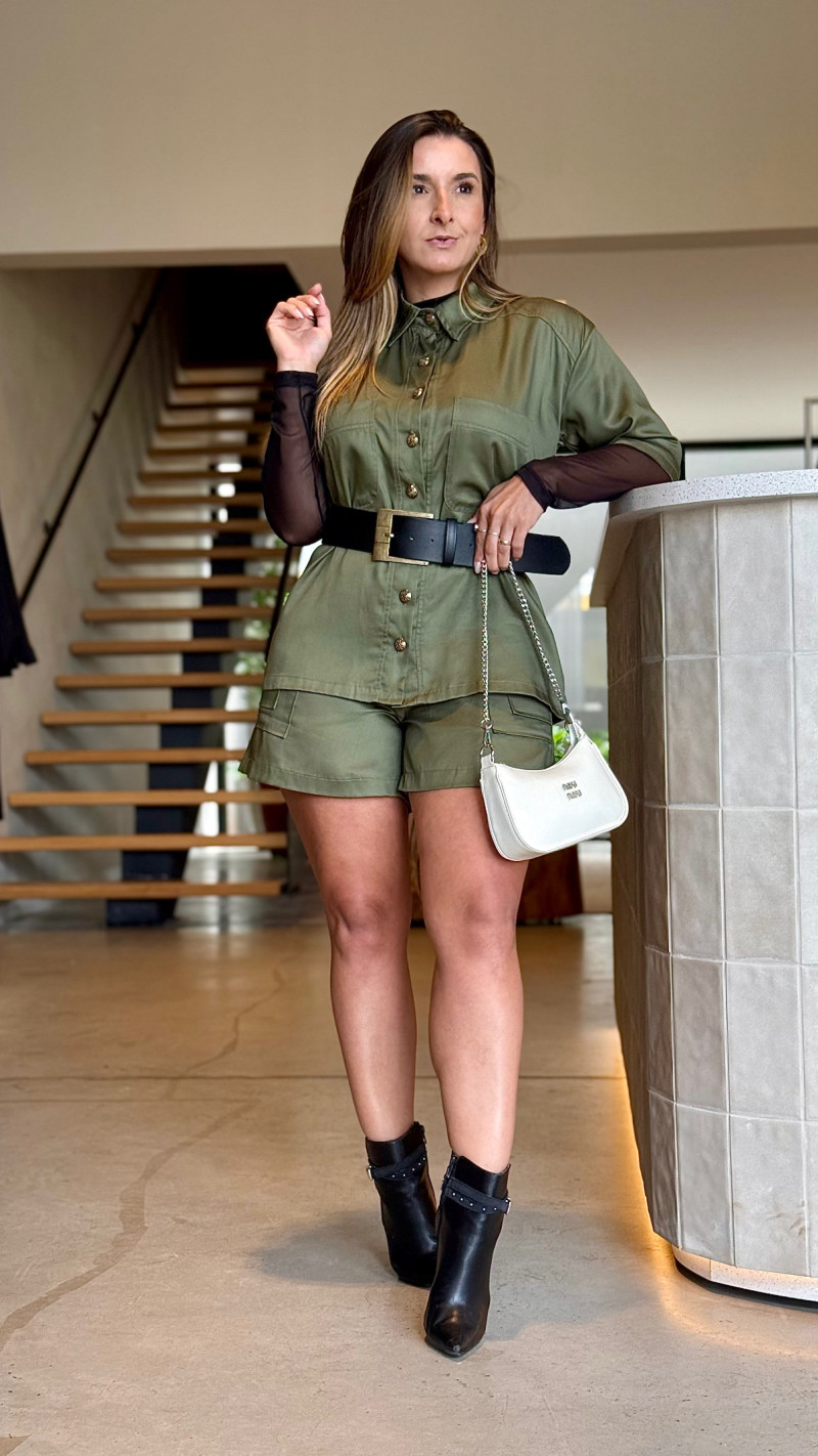 Conjunto Camisa E Short Karla