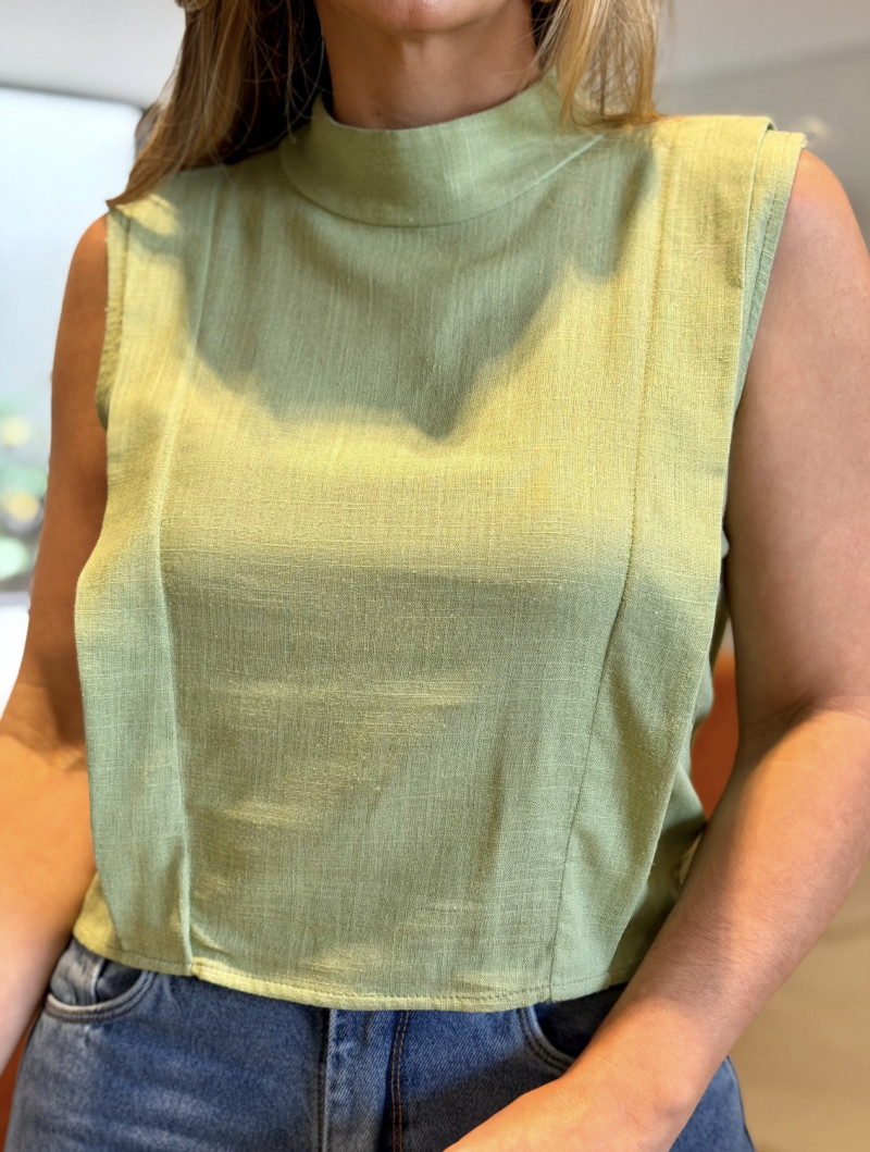 Cropped Alongado Mavi 