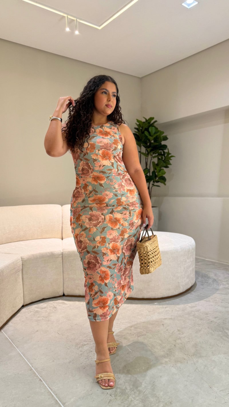 Vestido Midi Tule Deise