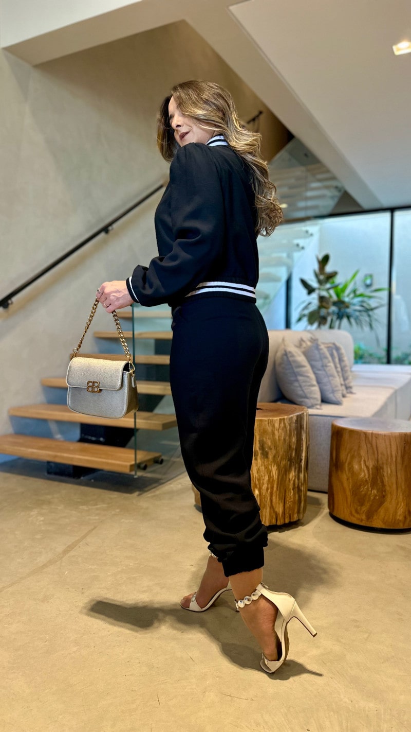 Conjunto Jaqueta Bomber E Calça Jogger Flay