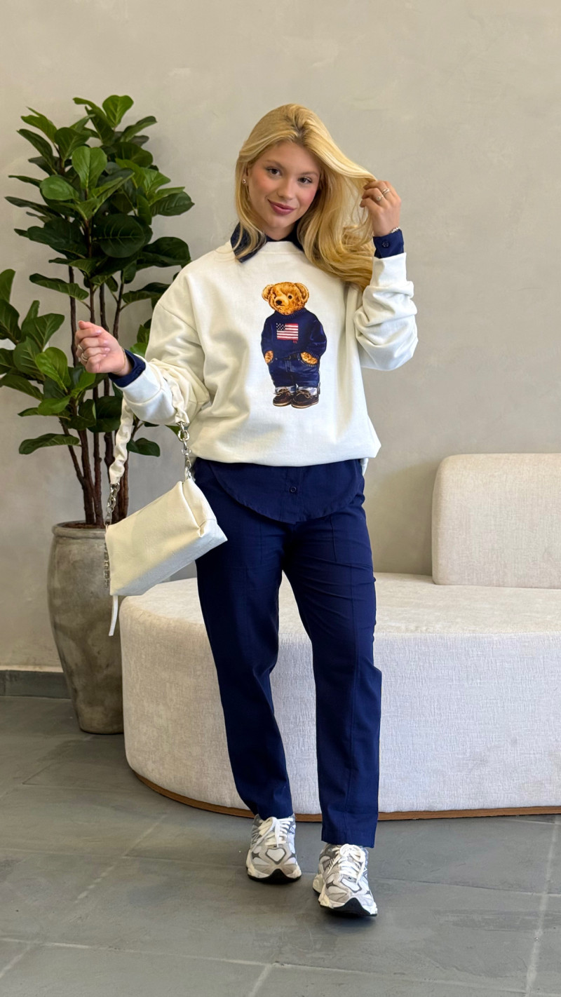 Conjunto Camisa E Calça Linho Mari