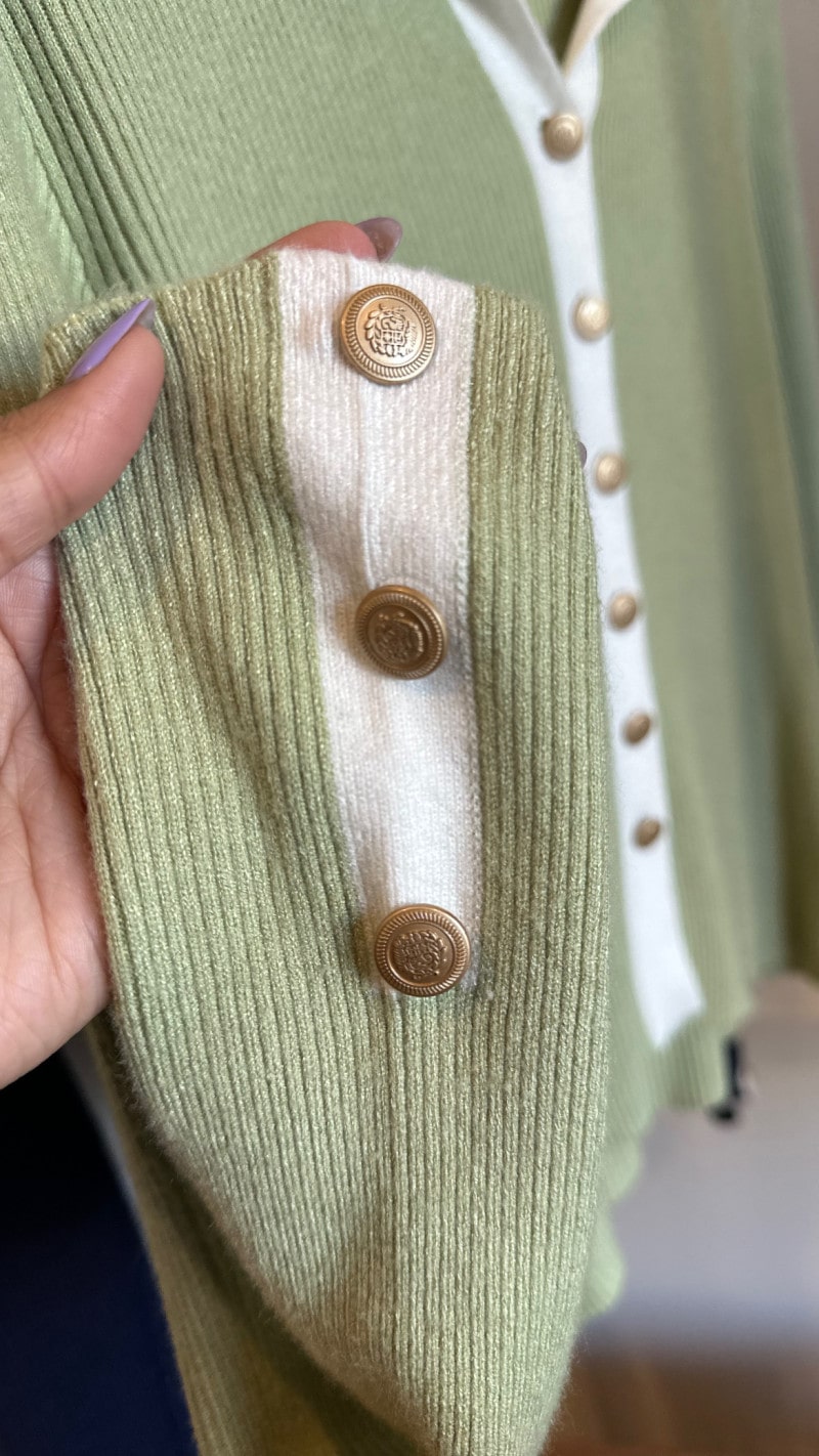 Blusa Tricot Modal Botões Debora