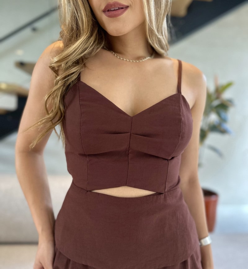 Blusa Alcinha Peplun Mayra