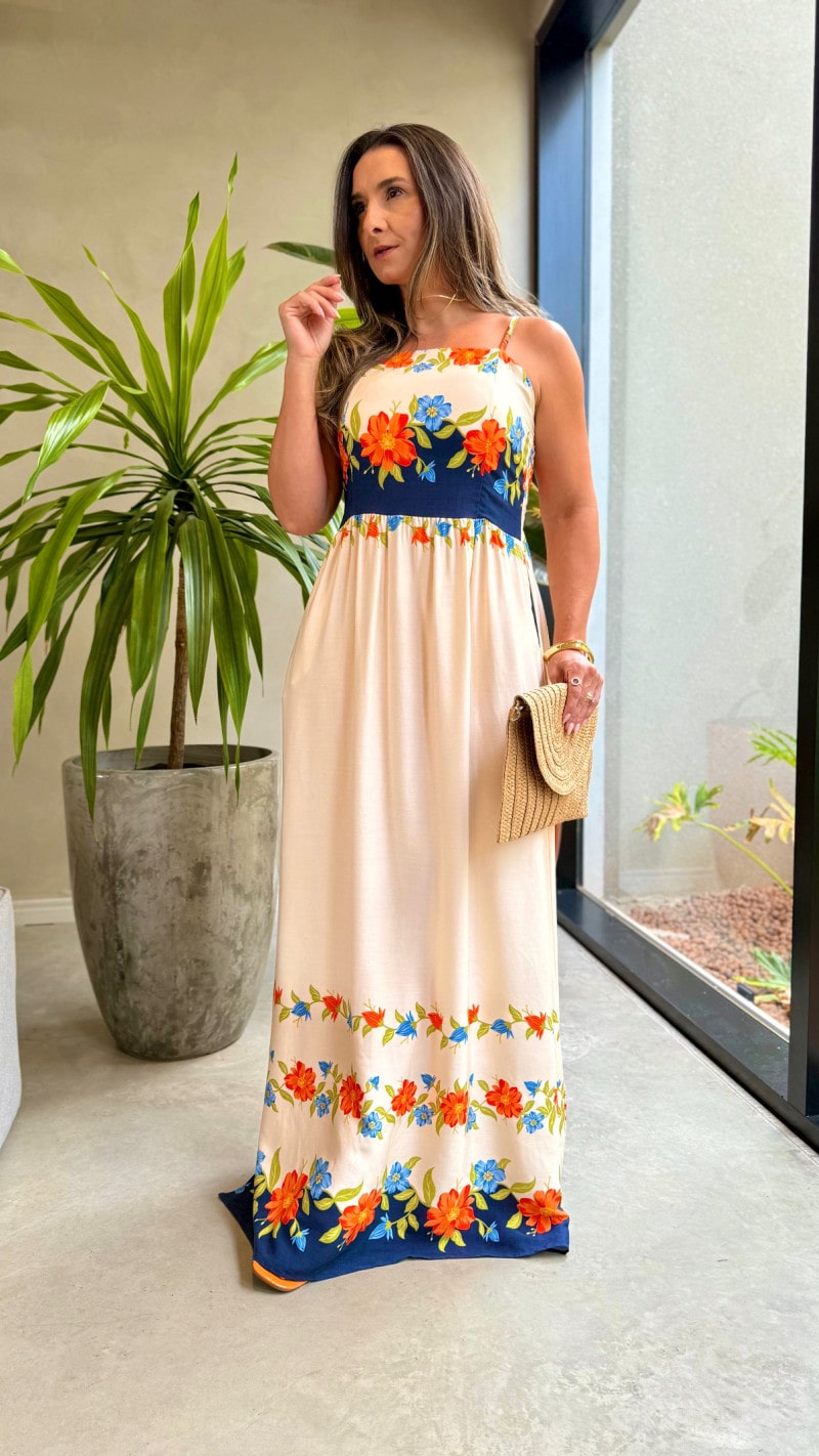 Vestido Longo Alcinha Bela