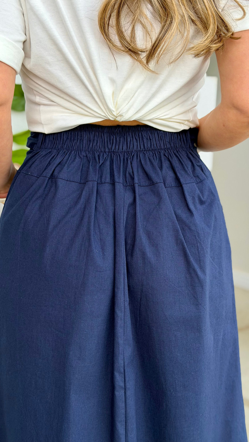 Saia Midi Com Amarração Sara 