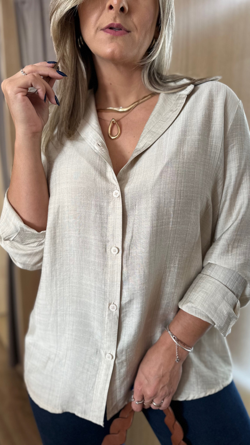 Camisa Manga Longa Júlia
