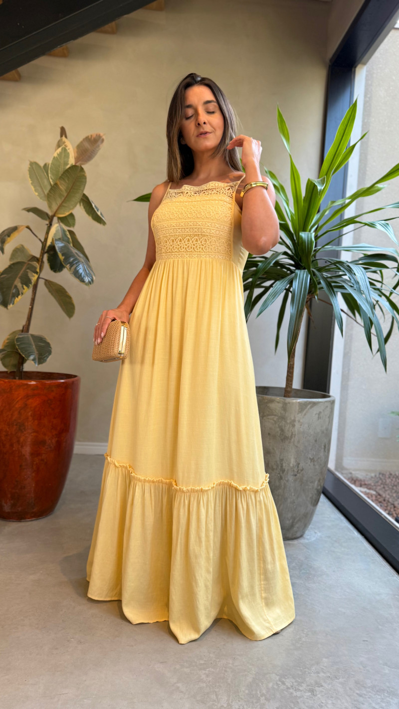Vestido Longo Alcinha Luana