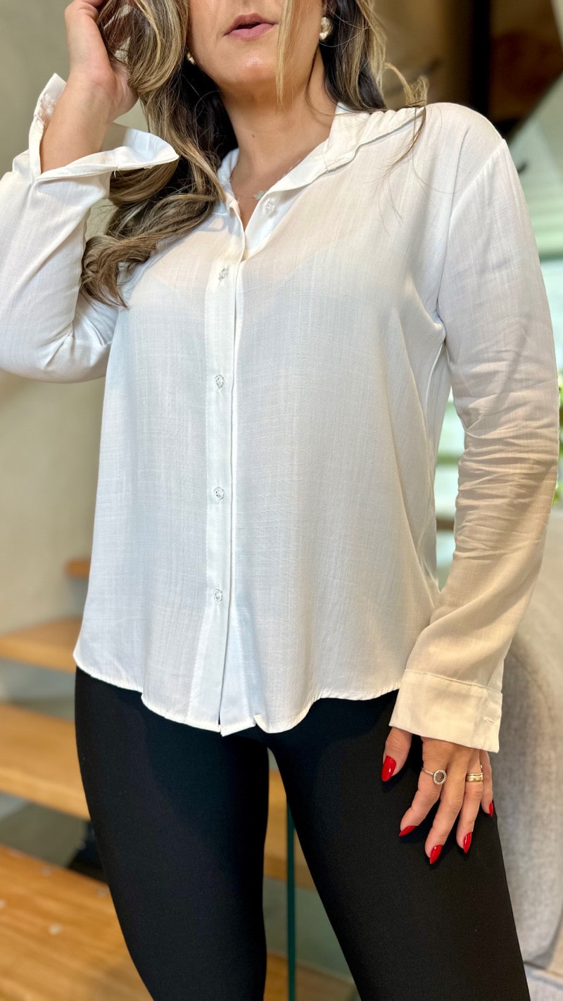 Camisa Básica Manga Longa Manuela