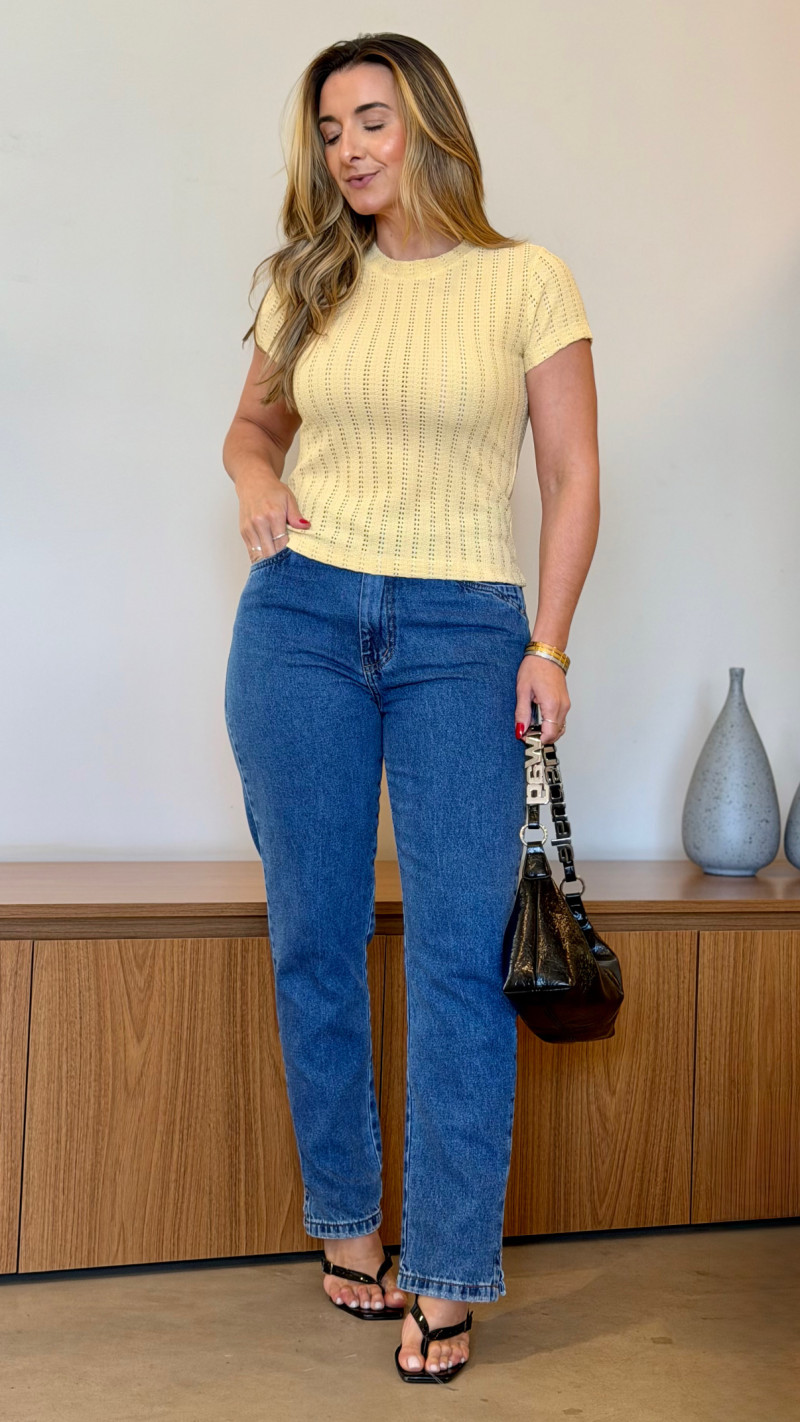 Calça Jeans Mom Tati