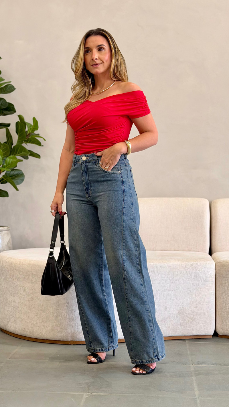 Blusa Ombro A Ombro Melina 
