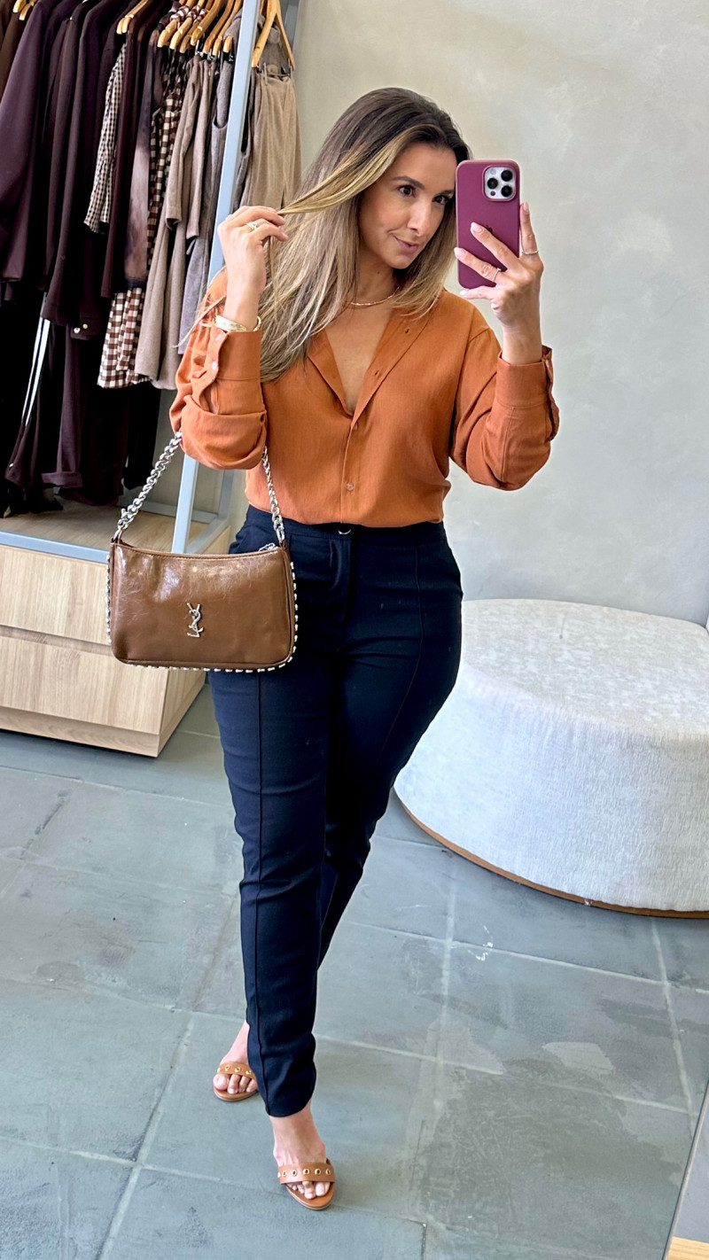 Trio Colete Cropped E Calça Kelly